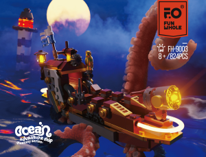 Manual Lumibricks set FH9003 Fantasy Series Ocean adventure ship
