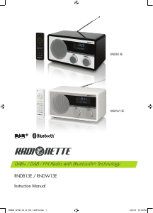 Käyttöohje Radionette RNDW13E Radio