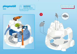 Manual de uso Playmobil set 9055 Arctic Cuartel polar de los ranger