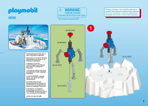 Brugsanvisning Playmobil set 9056 Arctic Explorers med isbjørne