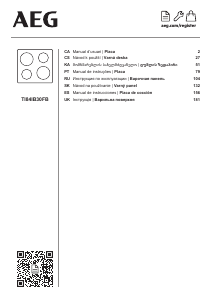 Manual de uso AEG TI84IB30FB Placa