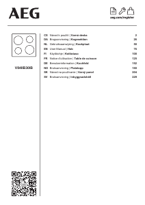 Mode d’emploi AEG V84IIB30IB Table de cuisson