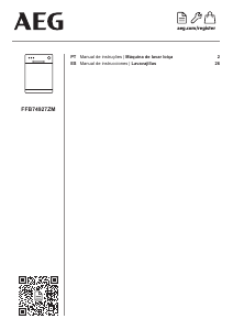 Manual AEG FFB74927ZM Máquina de lavar louça