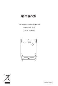 Manuale Nardi LSI6012SH Lavastoviglie