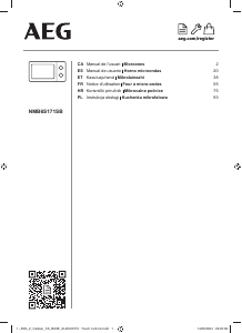 Mode d’emploi AEG NMB6S171SB Micro-onde