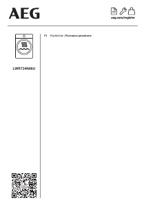 Käyttöohje AEG LWR734N86U Kuivaava pesukone