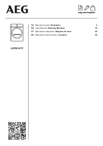 Manual AEG L6FBI147P Washing Machine
