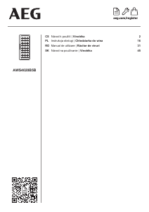 Manual AEG AWS4020B5B Răcitor vin