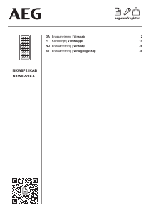 Bruksanvisning AEG NKW8P21KAT Vinkyl
