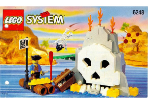 Manual Lego set 6248 Pirates Ilha do vulcão