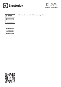 Priročnik Electrolux KVMBE08H Pečica