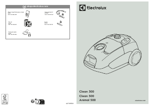 Bruksanvisning Electrolux EB51C1WP Dammsugare