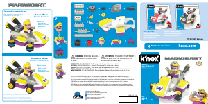 Mode d’emploi K'nex set 38230 Mario Kart Wario kart