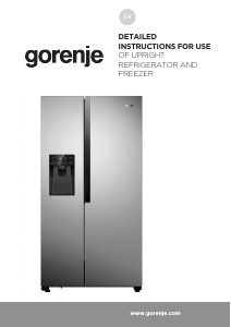 Manual Gorenje NRS9182VX Fridge-Freezer