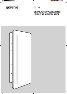 Brugsanvisning Gorenje RI517E41WF Køleskab