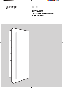 Bruksanvisning Gorenje RI517E41WF Kjøleskap