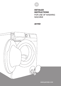 Handleiding Gorenje WEI84CPS Wasmachine