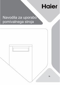 Priročnik Haier XF0C3TB0FX Pomivalni stroj
