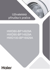 Manuál Haier HWD100-BP16929A Pračka se sušičkou