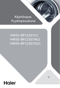 Käyttöohje Haier HW50-BP12307GU1 Pesukone