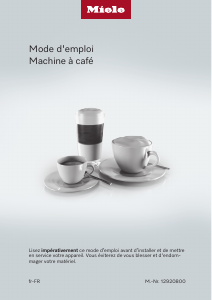 Mode d’emploi Miele CM 7750 125 Edition Cafetière