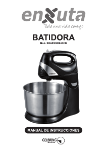 Manual de uso Enxuta SDAENXB643CB Batidora de pie