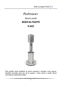 Manuál Rohnson R-4422 Mixér na nápoje