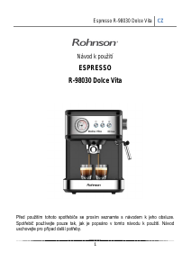 Manuál Rohnson R-98030 Dolce Vita Kávovar na espreso
