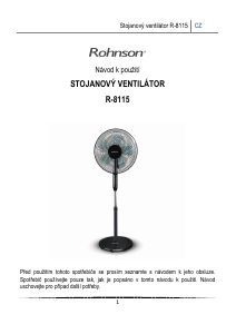 Manuál Rohnson R-8115 Větrák