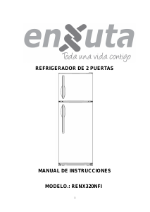 Manual de uso Enxuta RENX320NFI Frigorífico combinado