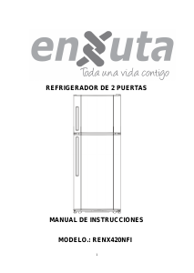 Manual de uso Enxuta RENX420NFI Frigorífico combinado