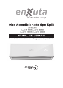 Manual de uso Enxuta AAENX 9000 Aire acondicionado