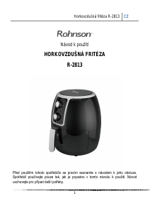 Manuál Rohnson R-2813 Fritéza