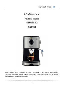 Návod Rohnson R-98022 Presovač