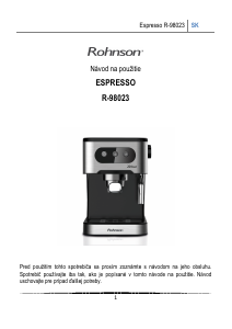 Návod Rohnson R-98023 Presovač