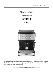 Návod Rohnson R-987 Presovač