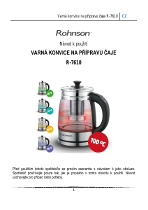 Manuál Rohnson R-7610 Konvice