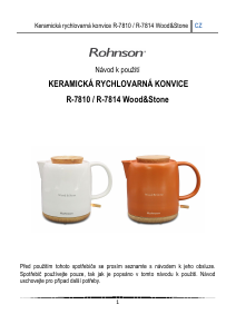 Manuál Rohnson R-7814 Wood & Stone Konvice