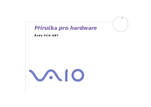 Manuál Sony Vaio PCG-GRT816M Laptop
