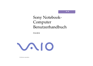 Bedienungsanleitung Sony Vaio PCG-SR1K Notebook