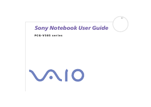 Manual Sony Vaio PCG-V505BP Laptop