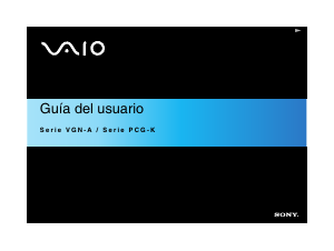 Manual de uso Sony Vaio VGN-A317S Portátil