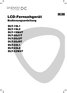 Bedienungsanleitung Daewoo DLT-19L2 LCD fernseher