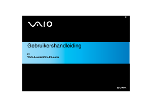 Handleiding Sony Vaio VGN-FS295XP Laptop