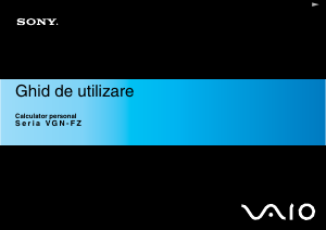 Manual Sony Vaio VGN-FZ31Z Laptop