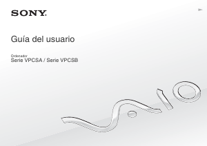 Manual de uso Sony Vaio VPCSA1B7E Portátil