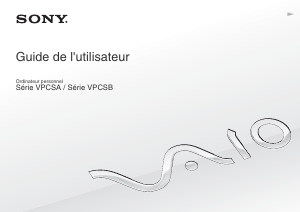 Mode d’emploi Sony Vaio VPCSB2C7E Ordinateur portable