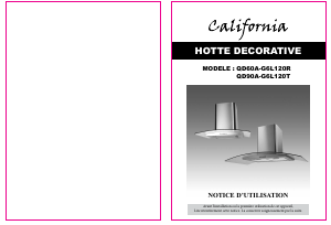 Mode d’emploi California QD60A-G6L120R Hotte aspirante