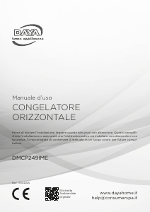 Manuale DAYA DMCP249IME Congelatore