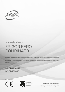 Manuale DAYA DSCB170XE Frigorifero-congelatore